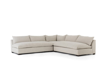 Four Hands - Grant 3 Piece Sectional - Ashby Oatmeal - UATR-010-241P veiw 1