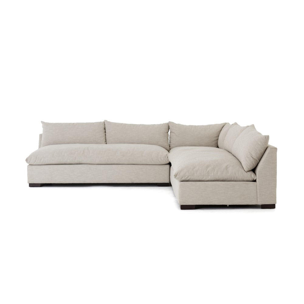 Four Hands - Grant 3 Piece Sectional - Ashby Oatmeal - UATR-010-241P veiw 7