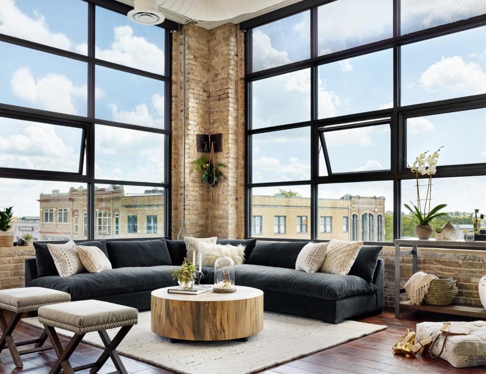 Four Hands - Grant Sectional - Henry Charcoal - UATR-010-152 veiw 9