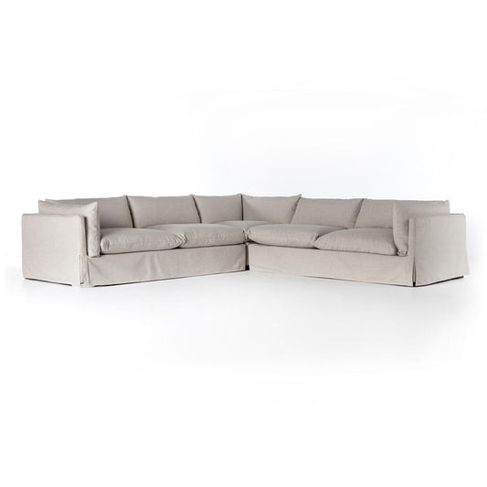 Four Hands - Atelier - Habitat Slipcover 3-Piece Sectional - Bennett Moon - UATR-018-925_CLOSEOUT view 1