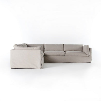 Four Hands - Atelier - Habitat Slipcover 3-Piece Sectional - Bennett Moon - UATR-018-925_CLOSEOUT view 3