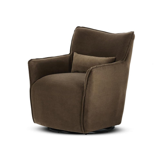 Four Hands - Atelier - Kimble Swivel Chair - Henry Coffee - 106086-033 veiw 1