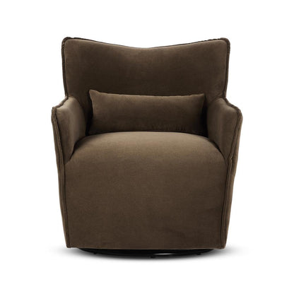 Four Hands - Atelier - Kimble Swivel Chair - Henry Coffee - 106086-033 veiw 2
