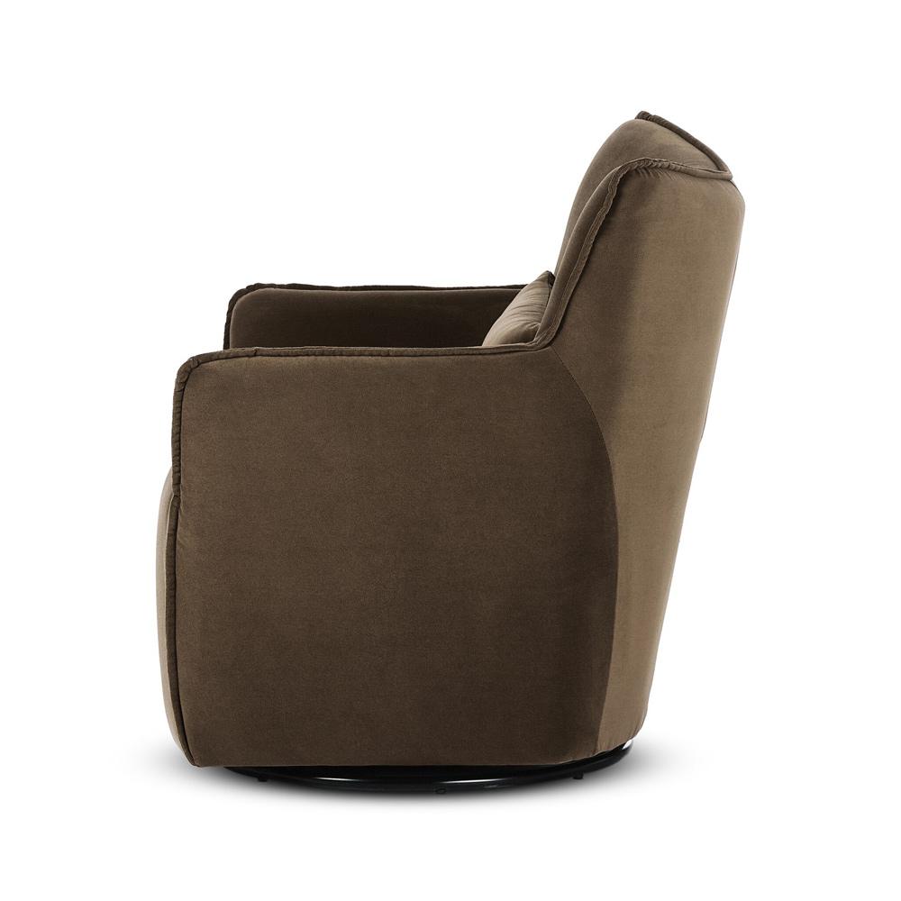 Four Hands - Atelier - Kimble Swivel Chair - Henry Coffee - 106086-033 veiw 3