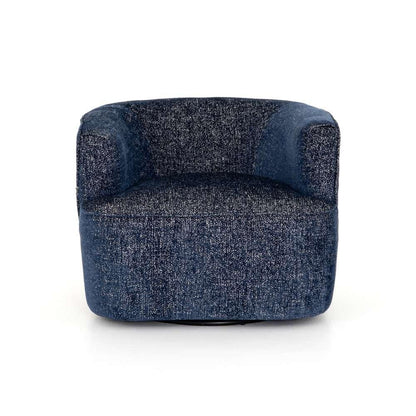 Four Hands - Atelier - Mila Swivel Chair-Comal Azure - UATR-060-817P veiw 7