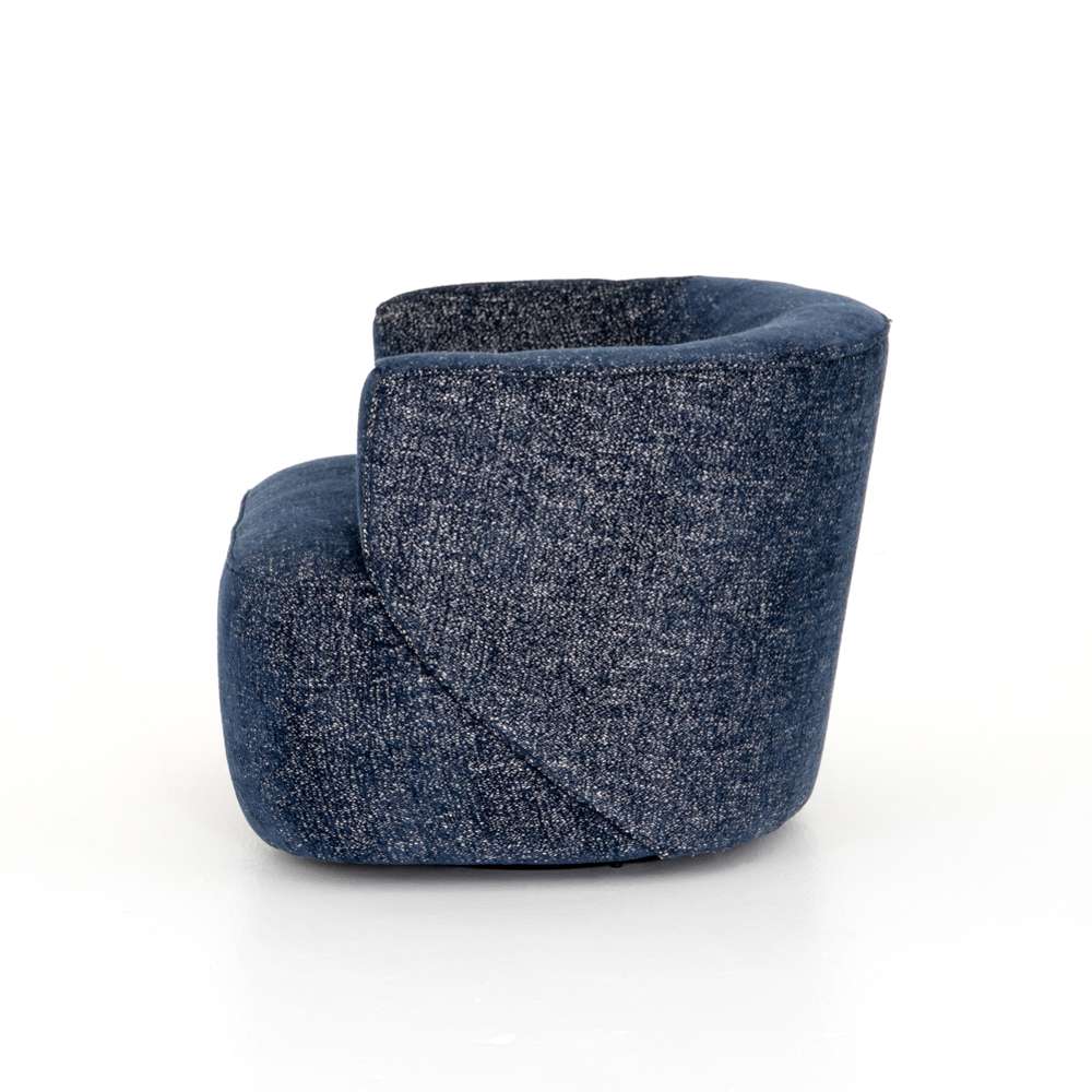 Four Hands - Atelier - Mila Swivel Chair-Comal Azure - UATR-060-817P veiw 8