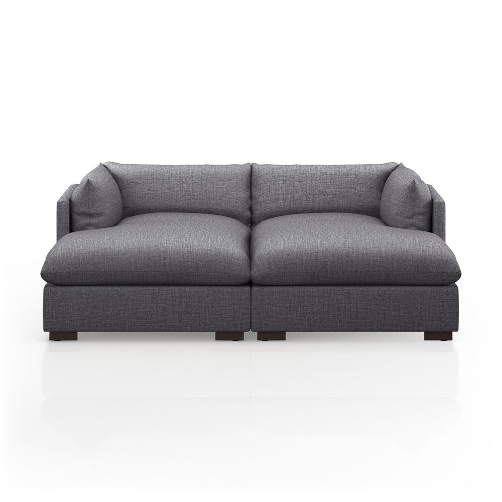 Four Hands - Atelier - Westwood Double Chaise Sectional - Bennett Charcoal - 232726-002_CLOSEOUT view 2