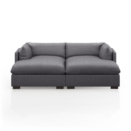 Four Hands - Atelier - Westwood Double Chaise Sectional - Bennett Charcoal - 232726-002_CLOSEOUT view 2