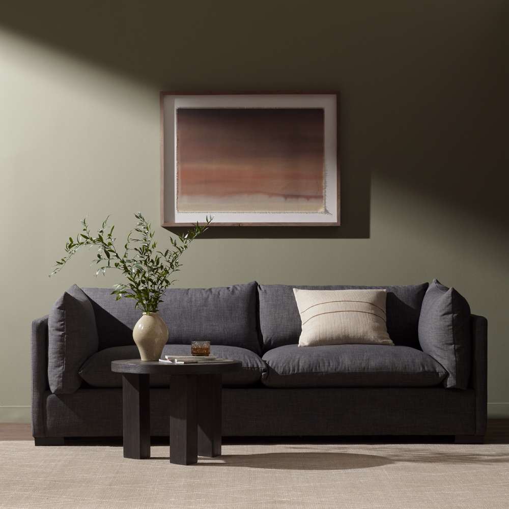 Four Hands - Atelier - Westwood Sofa-90in-Bennett Charcoal - 106134-006 veiw 2