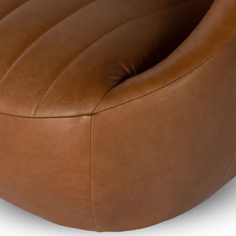 Four Hands - Audie Swivel Chair - Heirloom Sienna - 226408-005 veiw 7