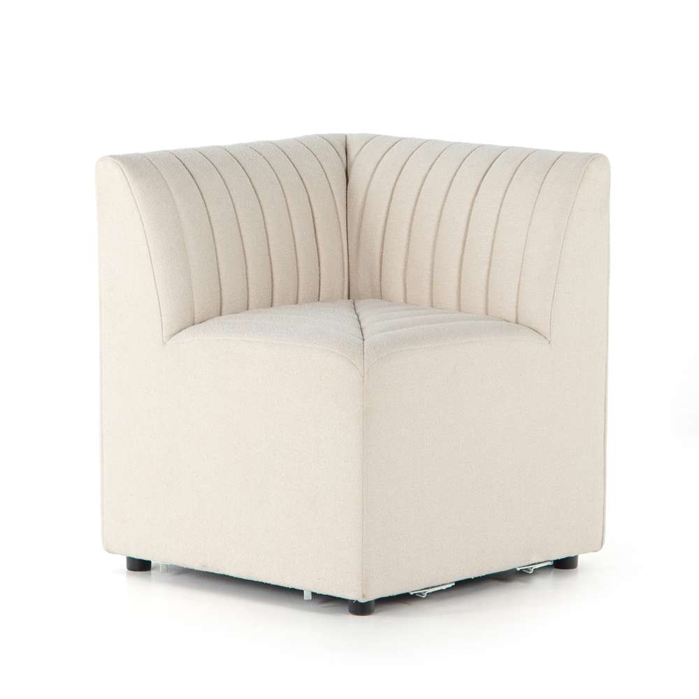 Four Hands - Augustine Corner Dining Bench - Capri Oatm - 225872-001 veiw 1