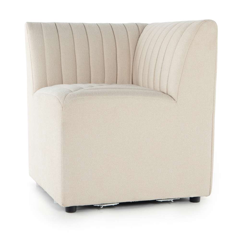 Four Hands - Augustine Corner Dining Bench - Capri Oatm - 225872-001 veiw 3