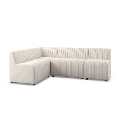 Four Hands - Augustine Dining Banquette, L-Shape - Capri Oatmeal - 231700-001 veiw 1