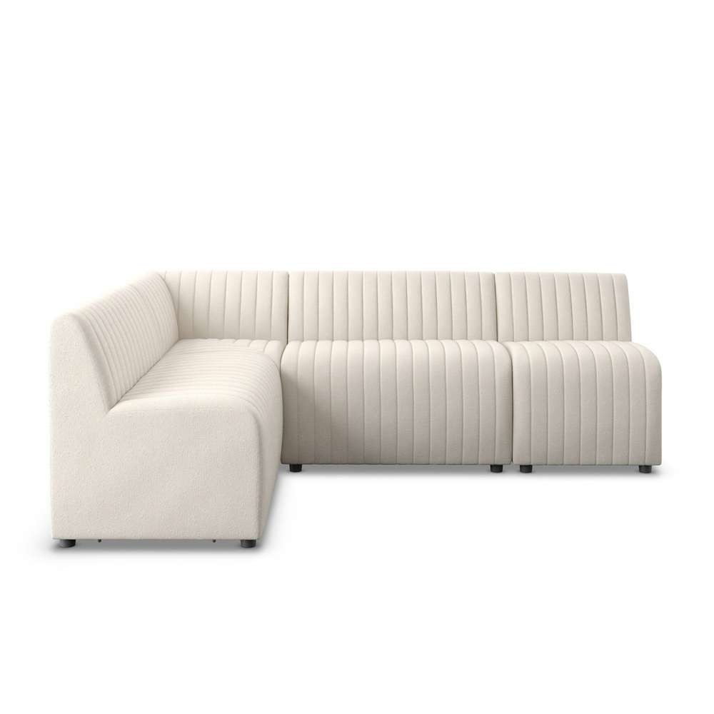 Four Hands - Augustine Dining Banquette, L-Shape - Capri Oatmeal - 231700-001 veiw 3