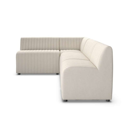 Four Hands - Augustine Dining Banquette, L-Shape - Capri Oatmeal - 231700-001 veiw 7