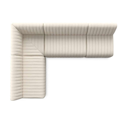 Four Hands - Augustine Dining Banquette, L-Shape - Capri Oatmeal - 231700-001 veiw 8