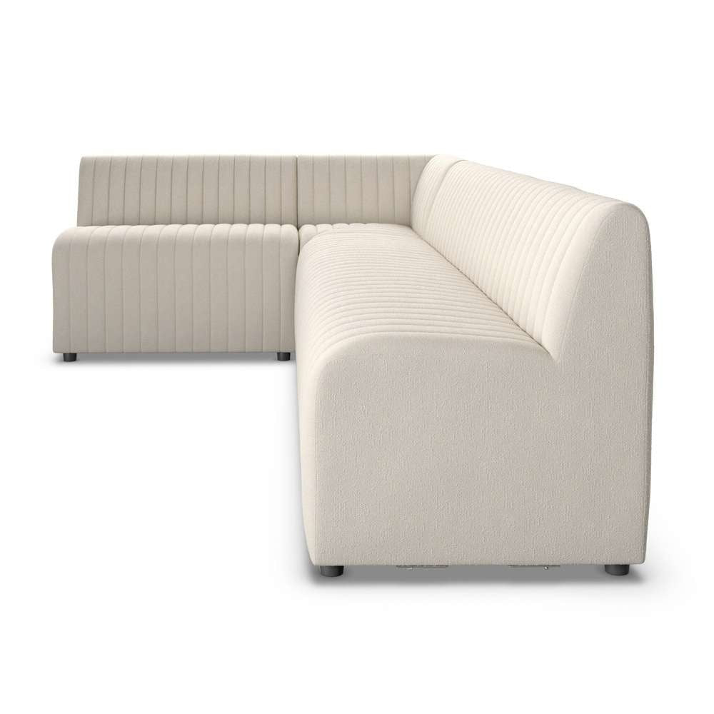 Four Hands - Augustine Dining Banquette, L-Shape - Capri Oatmeal - 231704-001 veiw 7
