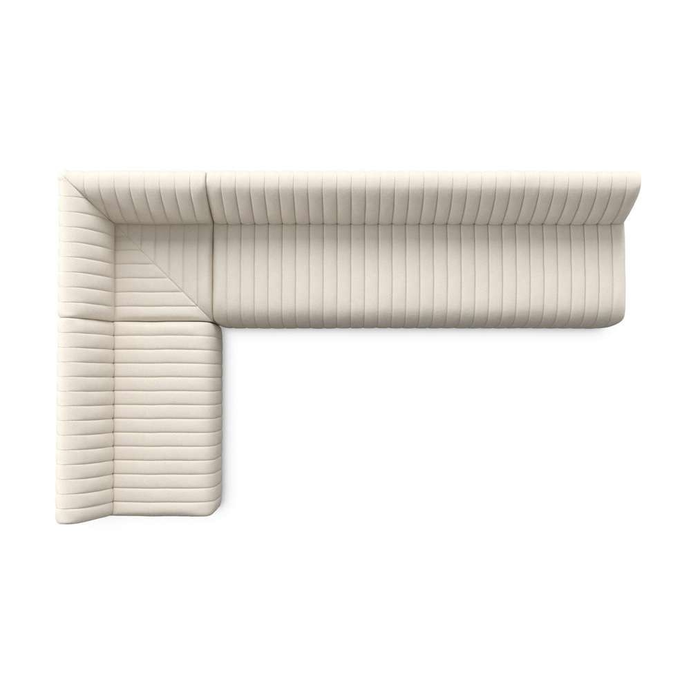 Four Hands - Augustine Dining Banquette, L-Shape - Capri Oatmeal - 231704-001 veiw 8