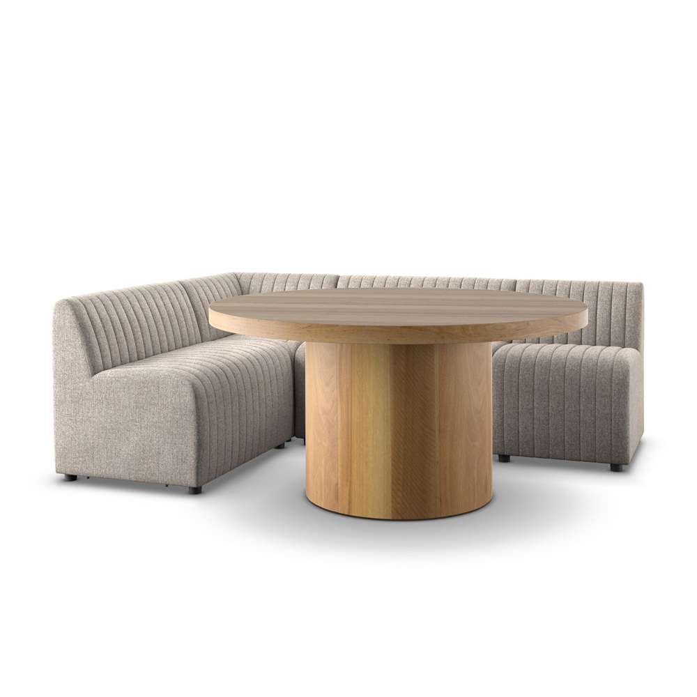 Four Hands - Augustine Dining Banquette, L-Shape - Orly Natural - 231700-002 veiw 6