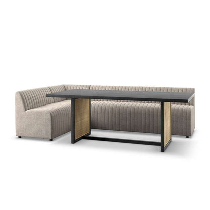 Four Hands - Augustine Dining Banquette, L-Shape - Orly Natural - 231704-002 veiw 2
