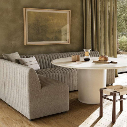 Four Hands - Augustine Dining Banquette, L-Shape - Orly Natural - 231704-002 veiw 5