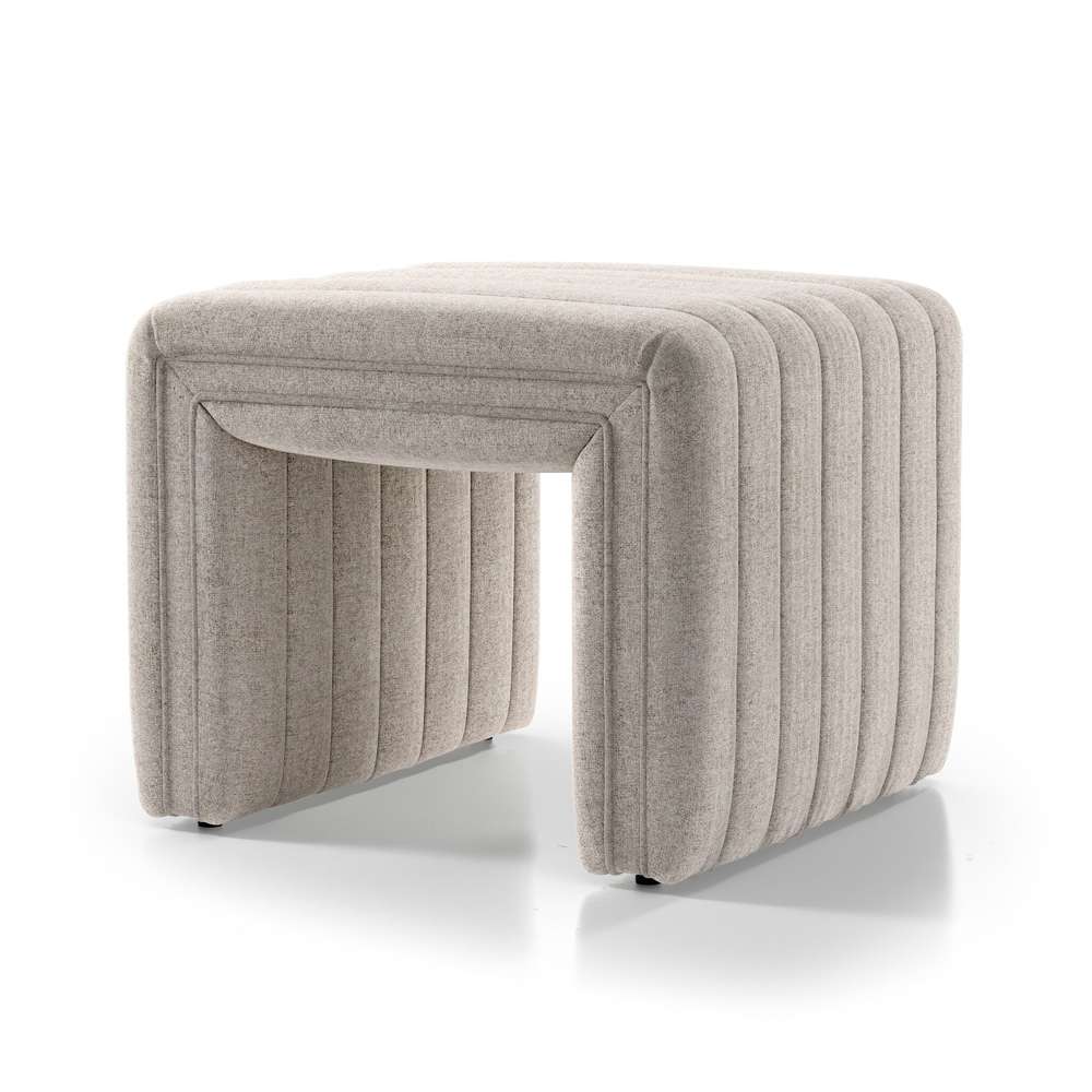 Four Hands - Augustine Ottoman-21in - Orly Natural - 108563-004 veiw 1