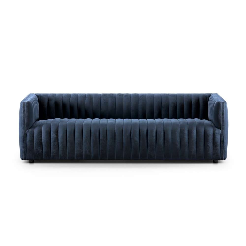 Four Hands - Augustine Sofa - Sapphire Navy - 100239-004 veiw 2