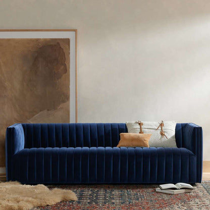 Four Hands - Augustine Sofa - Sapphire Navy - 100239-004 veiw 4