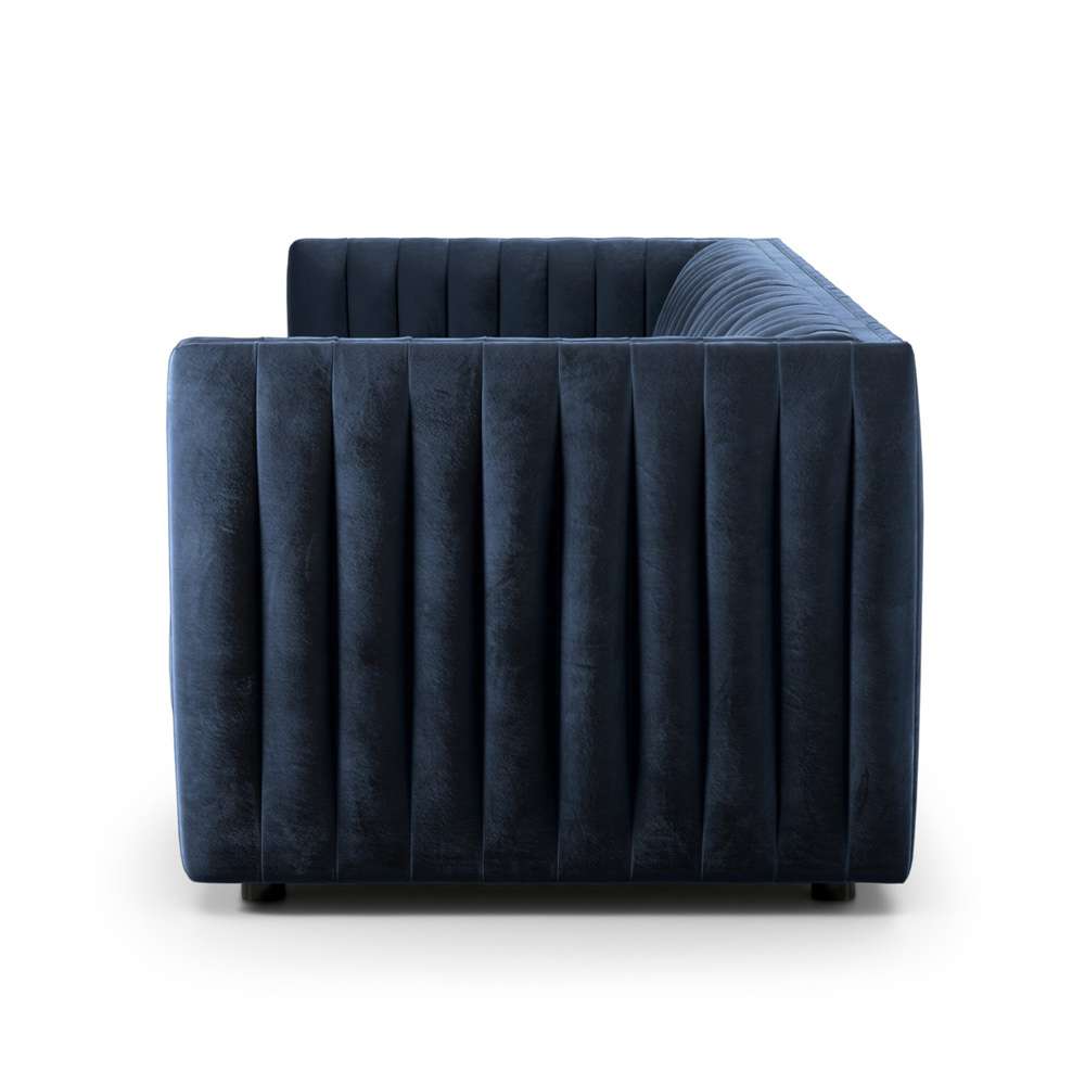 Four Hands - Augustine Sofa - Sapphire Navy - 100239-004 veiw 5