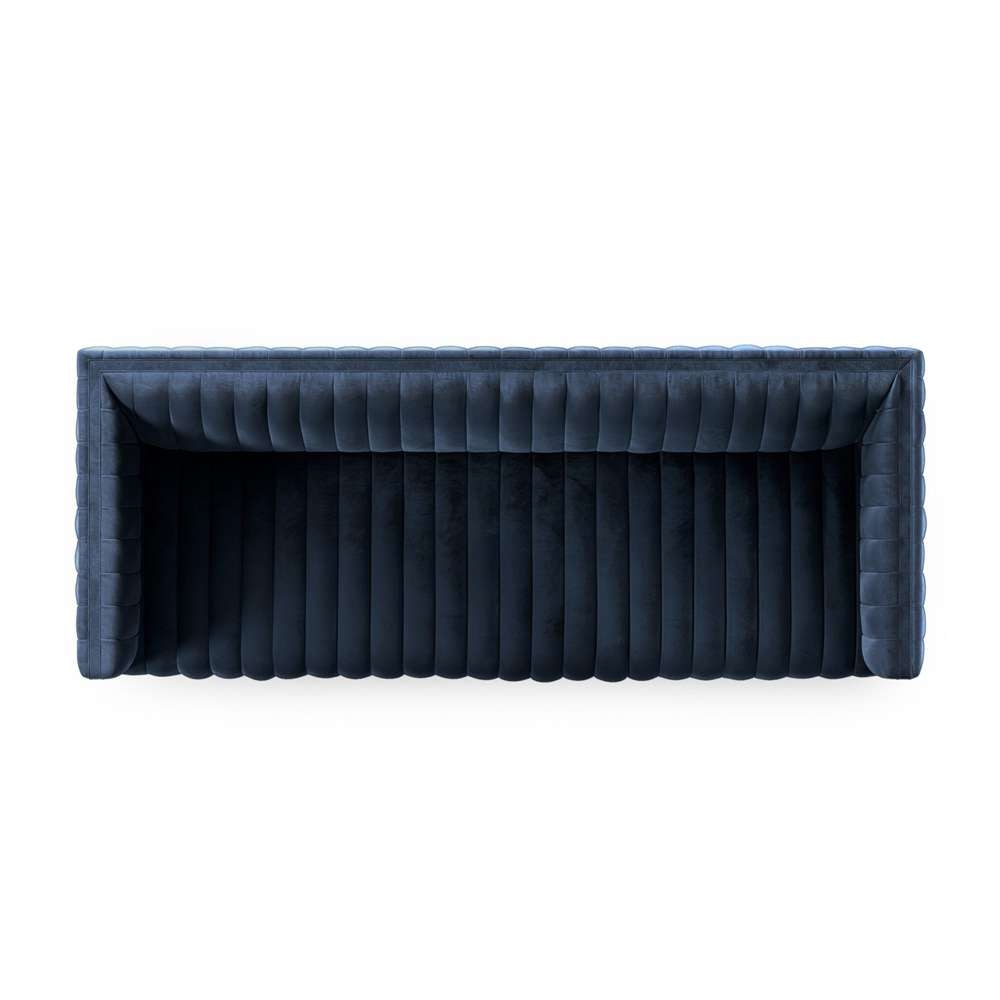 Four Hands - Augustine Sofa - Sapphire Navy - 100239-004 veiw 6
