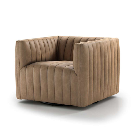 Four Hands - Augustine Swivel Chair - Palermo Drift - 105768-011 veiw 1