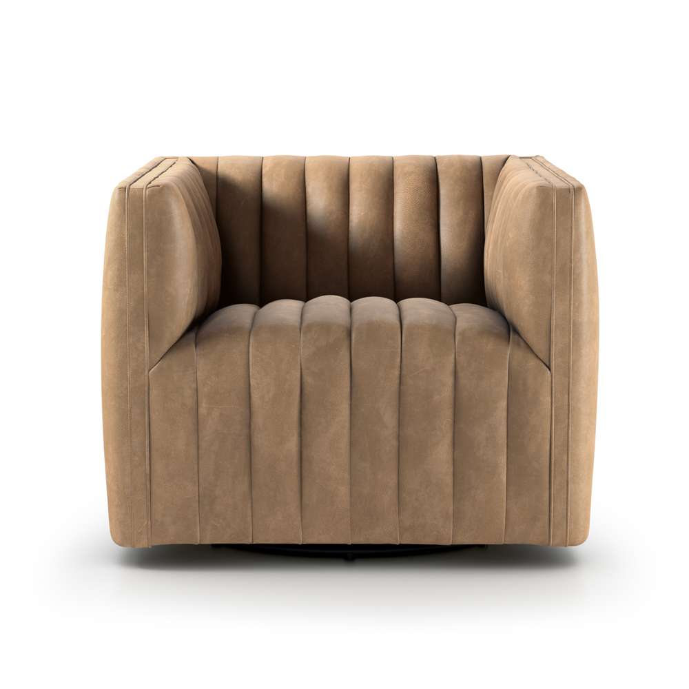 Four Hands - Augustine Swivel Chair - Palermo Drift - 105768-011 veiw 3