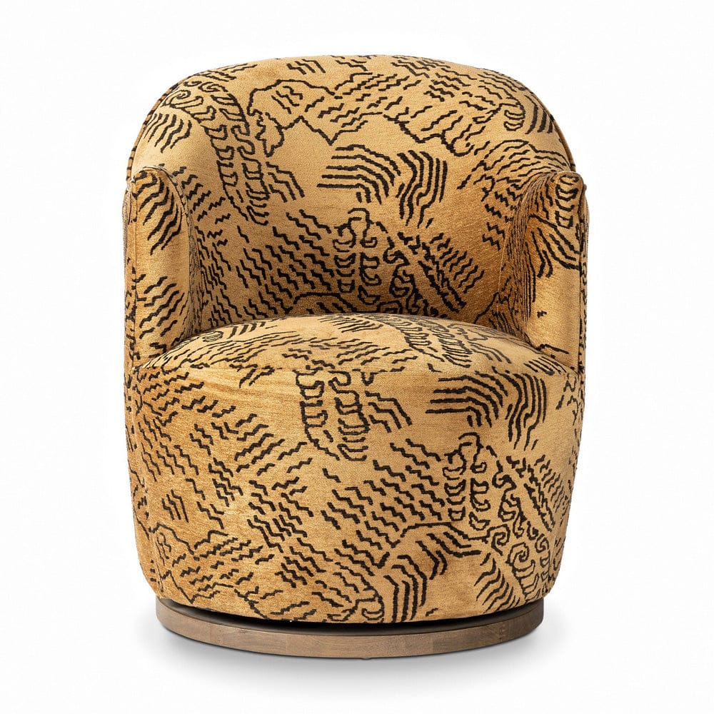 Four Hands - Aurora Swivel Chair - Balkan Ochre - 106102-037 view 1