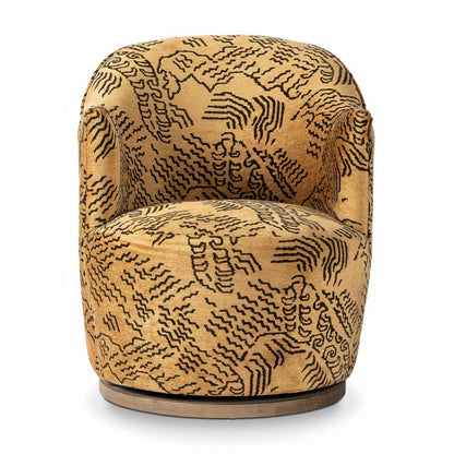 Four Hands - Aurora Swivel Chair - Balkan Ochre - 106102-037 view 1