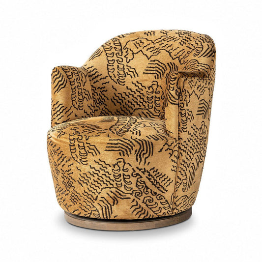 Four Hands - Aurora Swivel Chair - Balkan Ochre - 106102-037 view 2