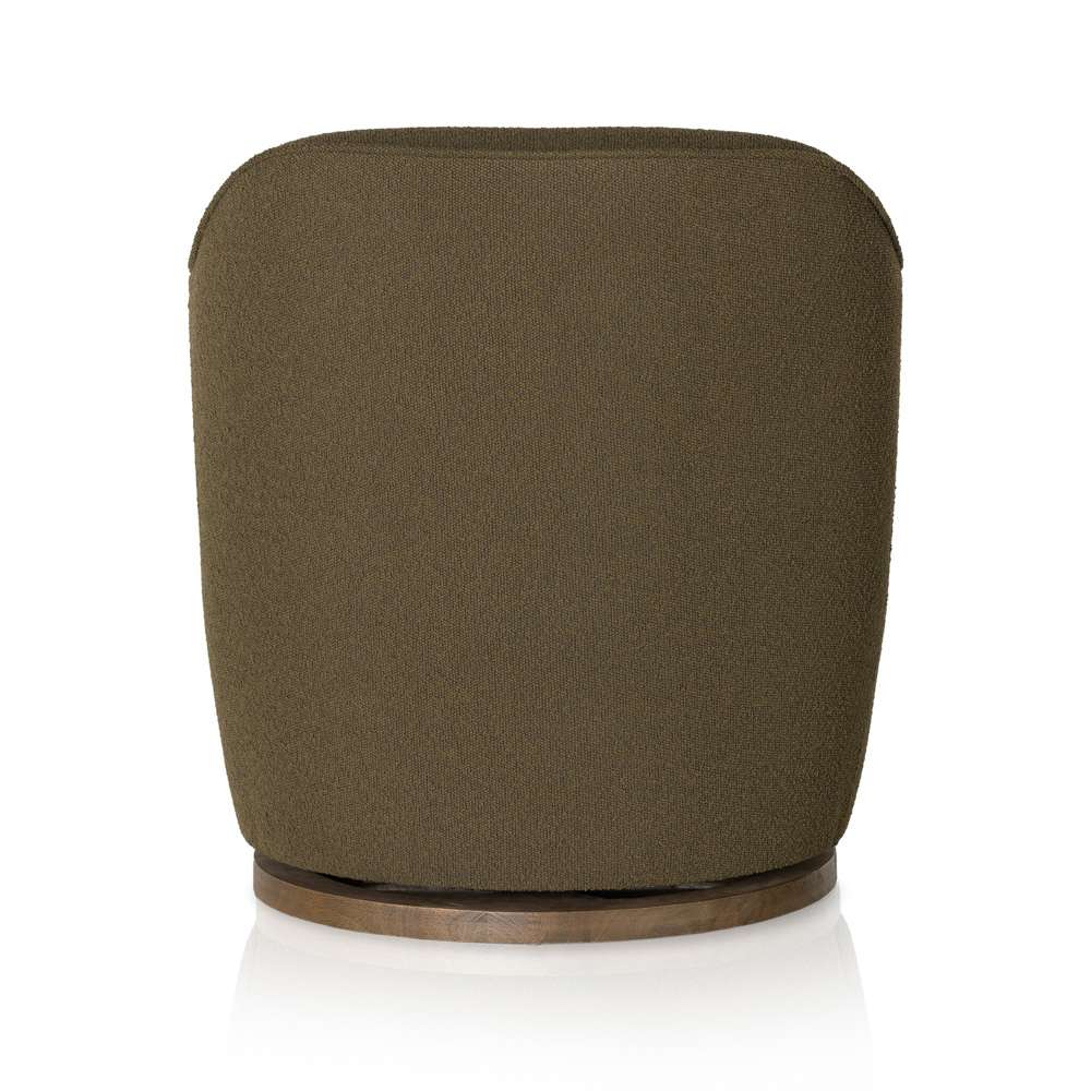 Four Hands - Aurora Swivel Chair - FIQA Boucle Olive - 106102-036 veiw 4