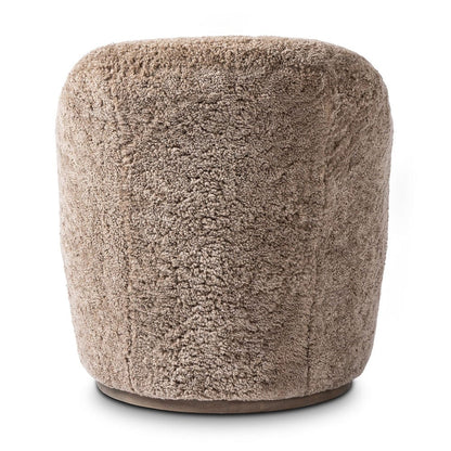 Four Hands - Aurora Swivel Chair - Taupe Shearling - 106102-038 view 5