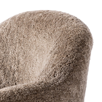 Four Hands - Aurora Swivel Chair - Taupe Shearling - 106102-038 view 6