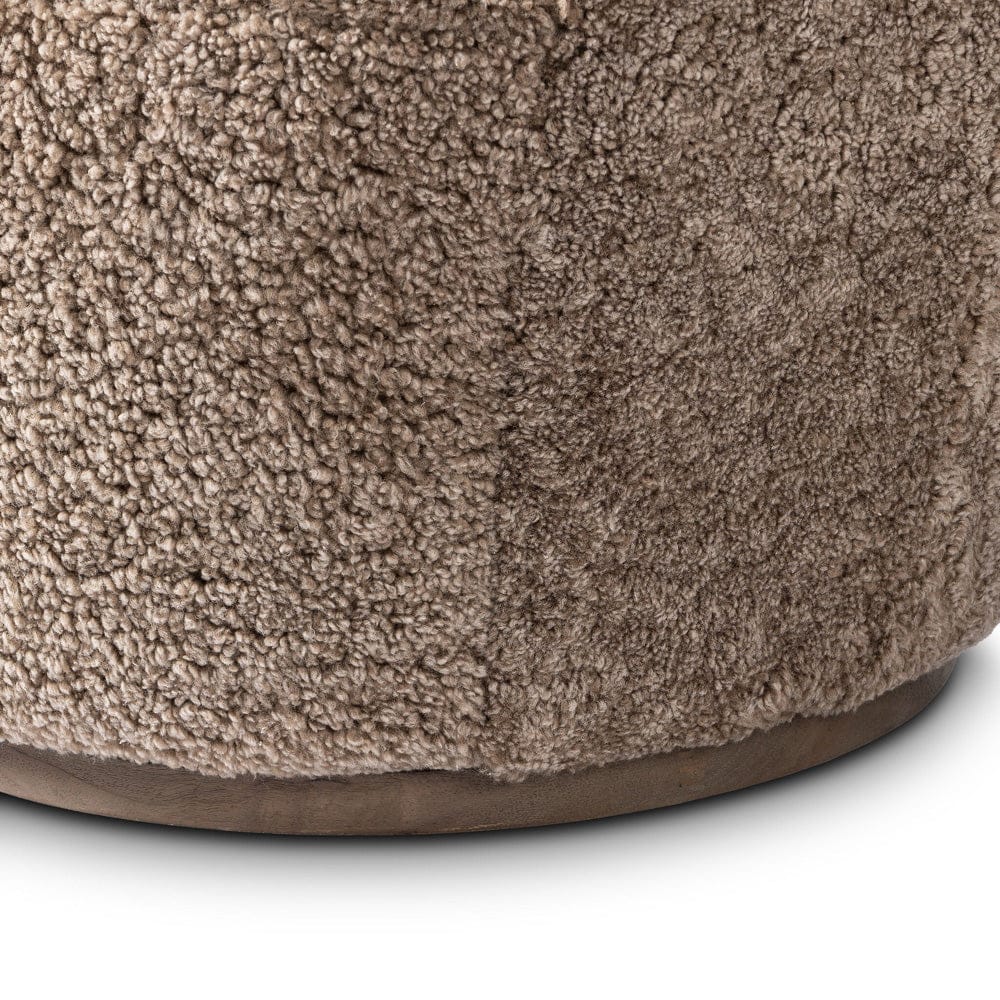 Four Hands - Aurora Swivel Chair - Taupe Shearling - 106102-038 view 8