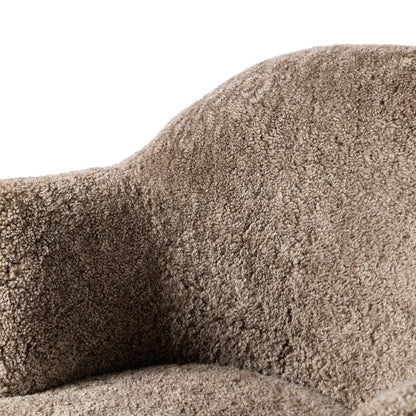 Four Hands - Aurora Swivel Chair - Taupe Shearling - 106102-038 view 9