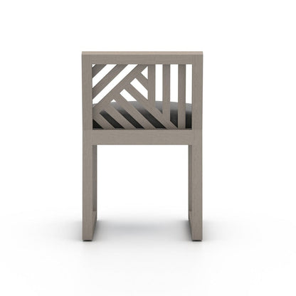 Four Hands - Avalon Outdoor Dining Chair, Weathered Grey - Venao Charcoal - 227538-003 view 4