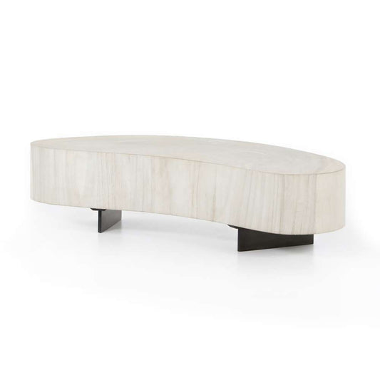 Four Hands - Avett Coffee Table Short Piece - Bleached - 226031-001 veiw 1