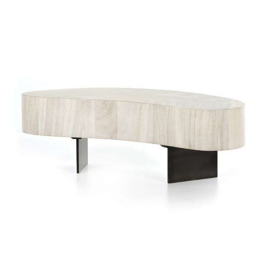 Four Hands - Avett Coffee Table Tall Piece - Bleached - 226030-001 veiw 1