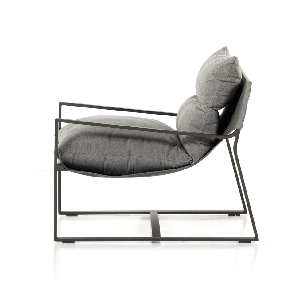 Four Hands - Avon Outdoor Sling Chair - Venao Charcoal - 102479-002 view 3