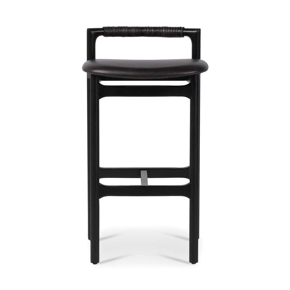 Four Hands - Baden Bar Stool - Sonoma Black - 233519-005 veiw 2