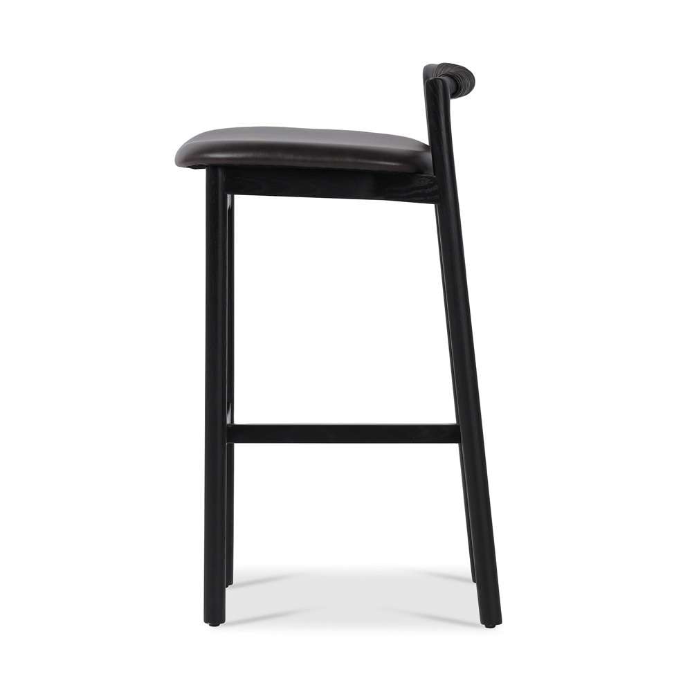 Four Hands - Baden Bar Stool - Sonoma Black - 233519-005 veiw 4