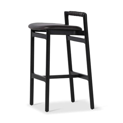 Four Hands - Baden Bar Stool - Sonoma Black - 233519-005 veiw 5