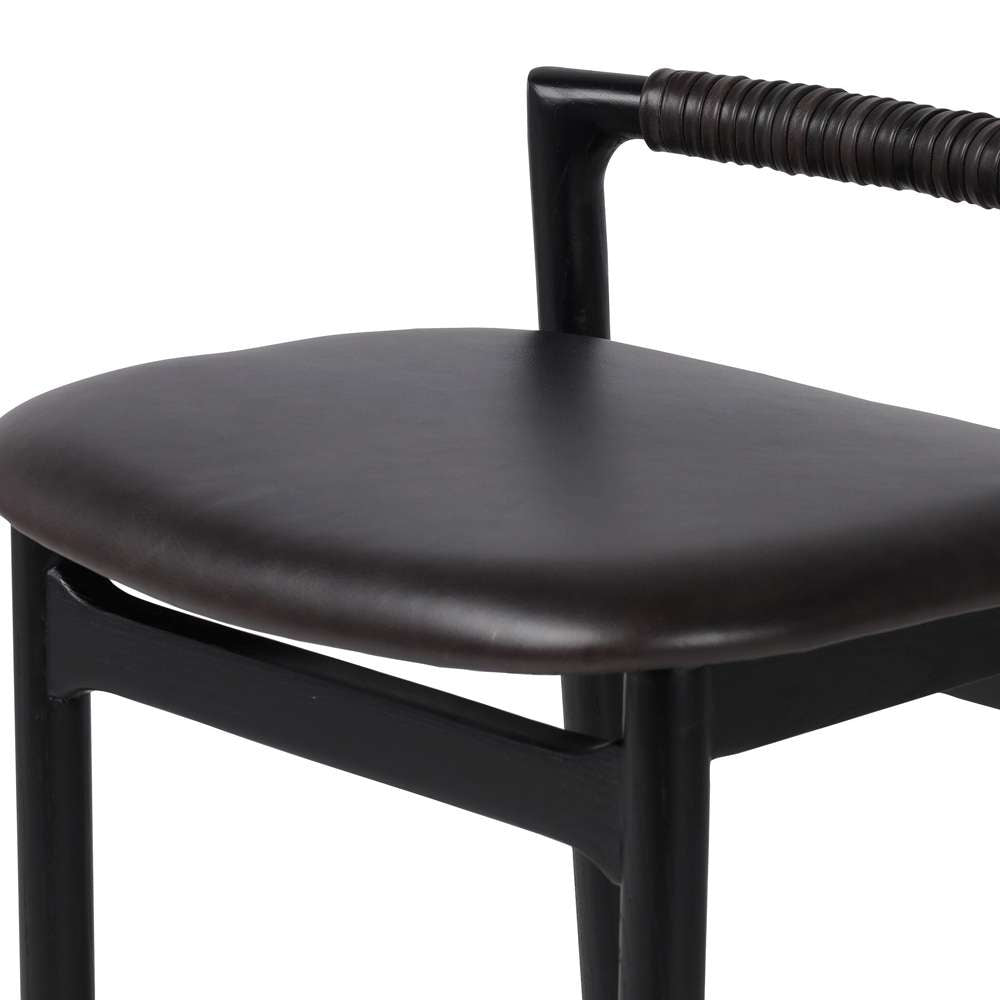 Four Hands - Baden Bar Stool - Sonoma Black - 233519-005 veiw 7