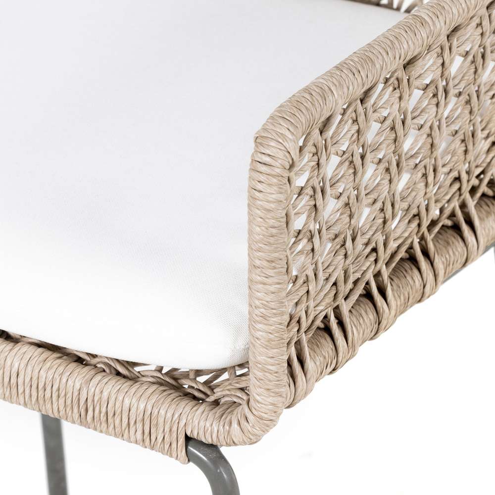 Four Hands - Bandera Outdoor Bar and Counter Stool - Stinson White - 230095-002 veiw 7