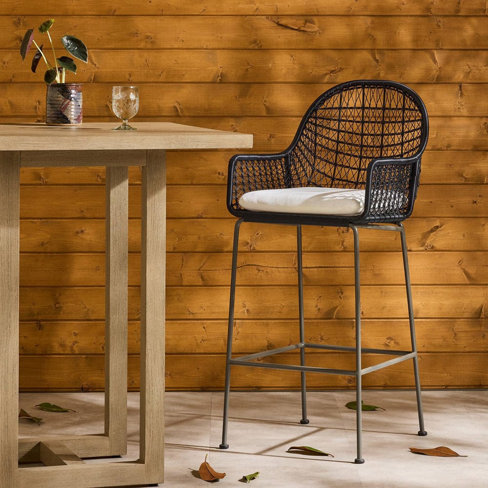 Four Hands - Bandera Outdoor Bar Stool - Stinson White - 230095-005 view 7